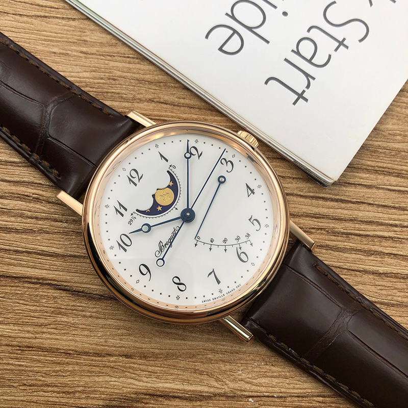 Breguet Classique 39mm White Dial 18K Rose Glod Automatic 7787BR