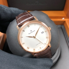 Blancpain Villeret 38mm Rose Gold White Dial Automatic 6223-3642-55B