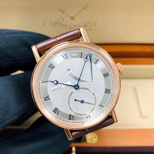 Breguet Classique 38mm Silver Dial 18K Rose Gold Manual winding