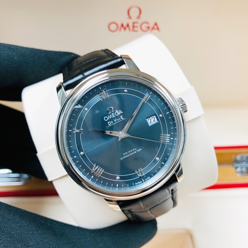 omega deville blue dial