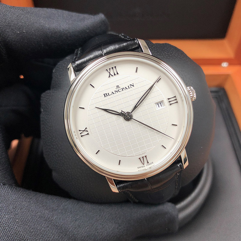 Blancpain Villeret 40mm Stainless Steel White Dial Automatic 6651