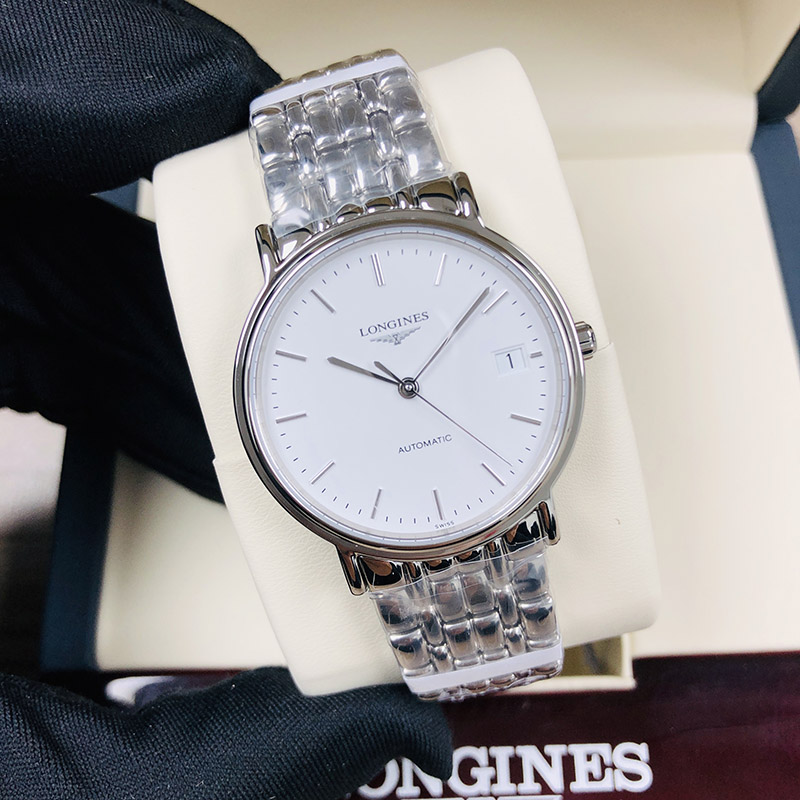 LONGINES Presence 34.5MM Stainless Steel White Dial Automatic L4