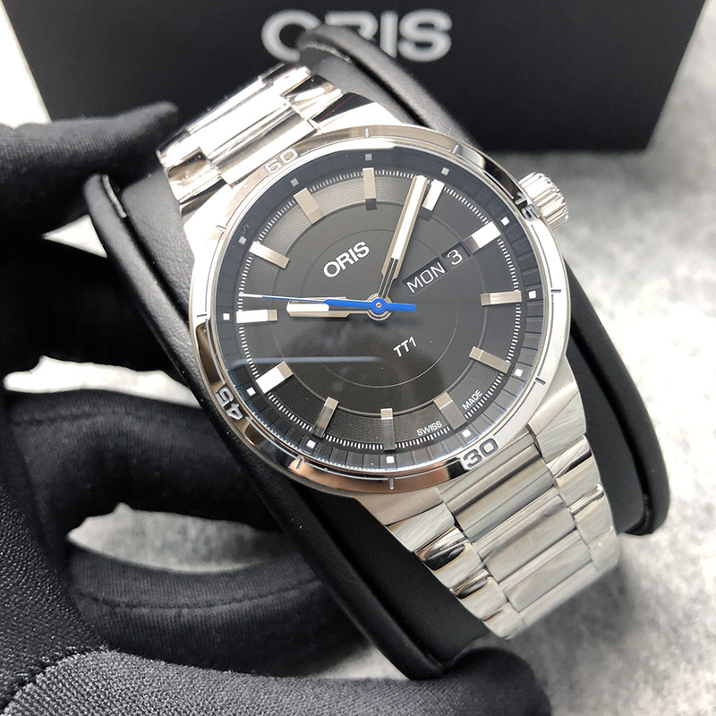 Oris TT1 45mm Stainless Steel Black Dial Automatic 01 735 7752