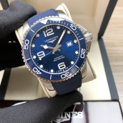 LONGINES Hydroconquest Stainless Steel 43MM Sunray Blue Dial Automatic L3.782.4.96.9